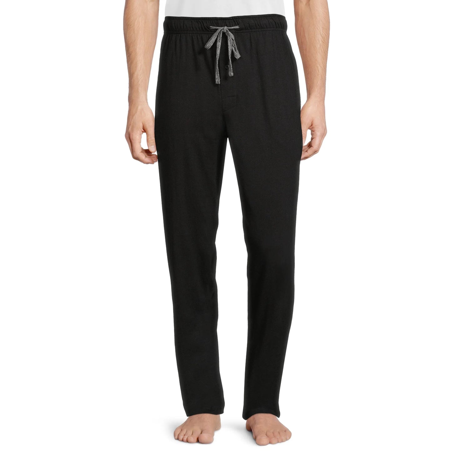 MENS GEORGE COMFORT WAISTBAND SIDE POCKET PAJAMAS QTY 2 PER ORDER BLACK