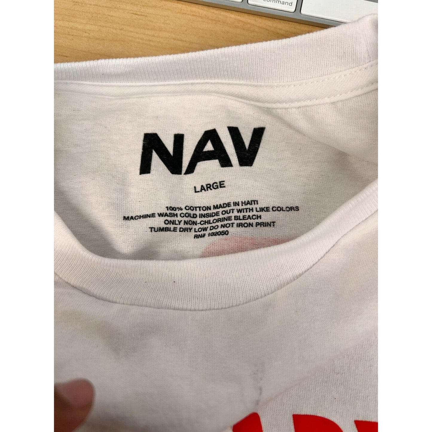 Vlone X Nav Bad Habits Good Intentions T Shirt