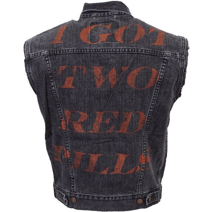 XO The Weeknd My Dear Melancholy Denim Levis Colab Vest