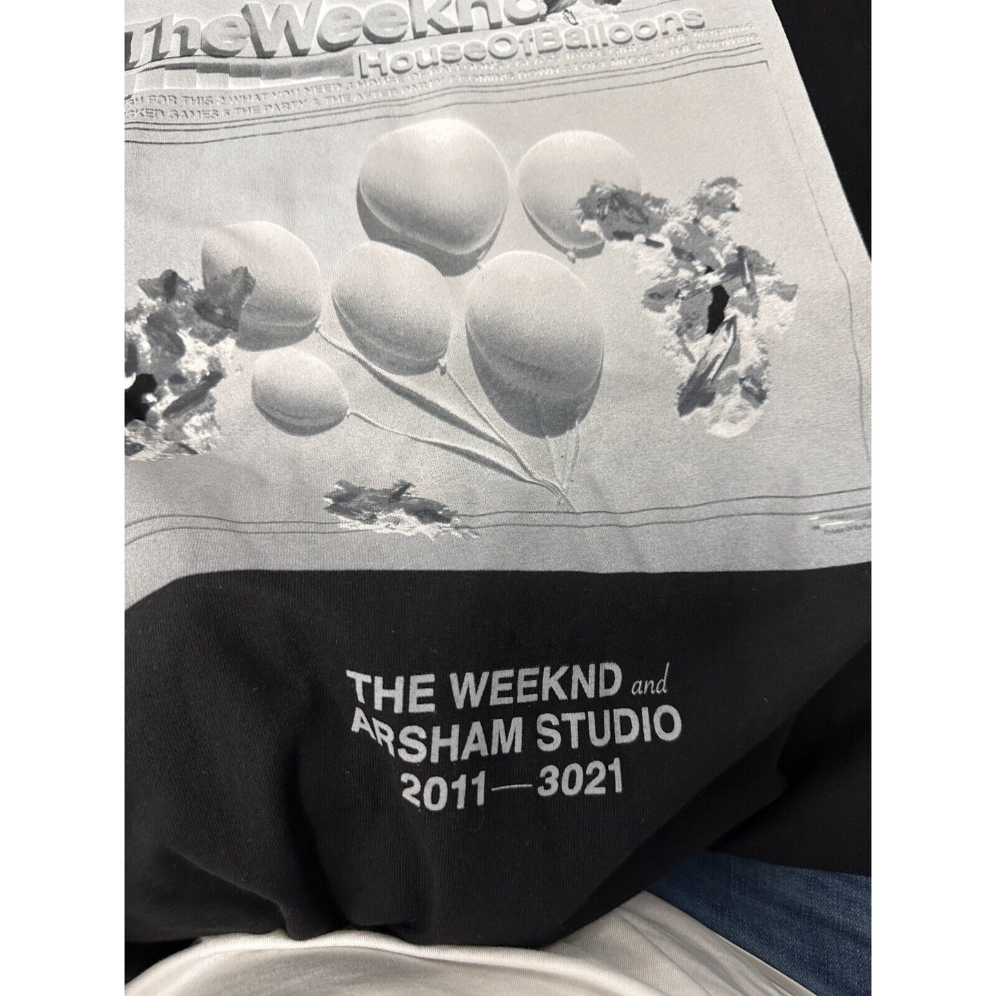 Xo The Weeknd House Of Balloons 10th Anniversary T shirt