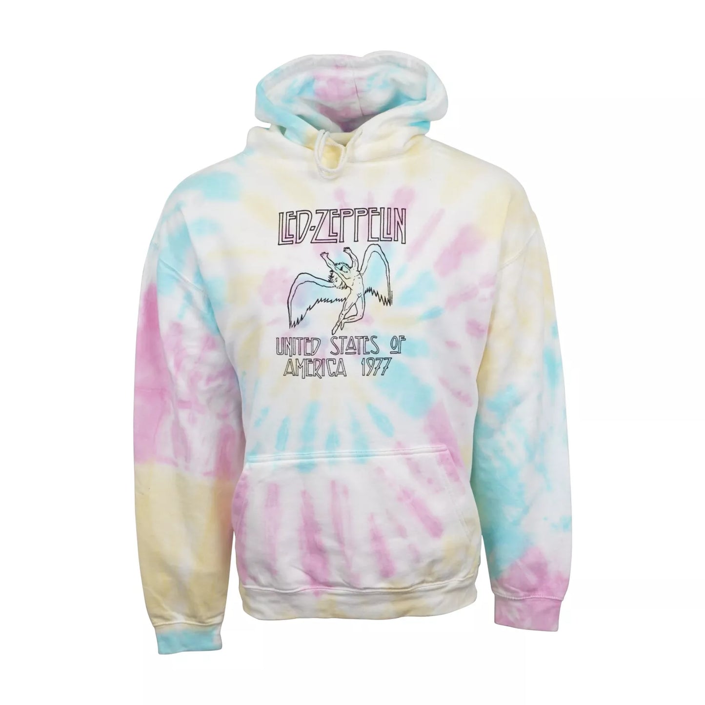 Led Zeppelin Tie Dye Pullover Hoodie