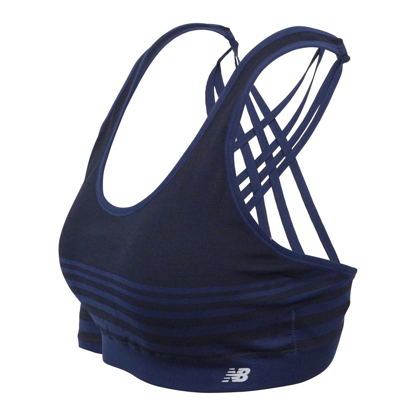 New Balance Athletic Sports Bra Top Blk / Navy