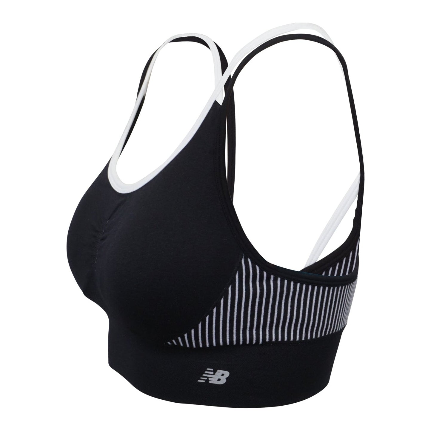 New Balance Athletic Sports Bra Top Black