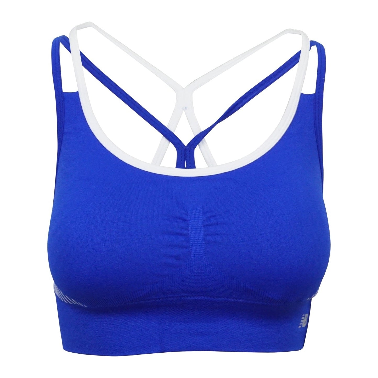 New Balance Athletic Sports Bra Top Royal Blue