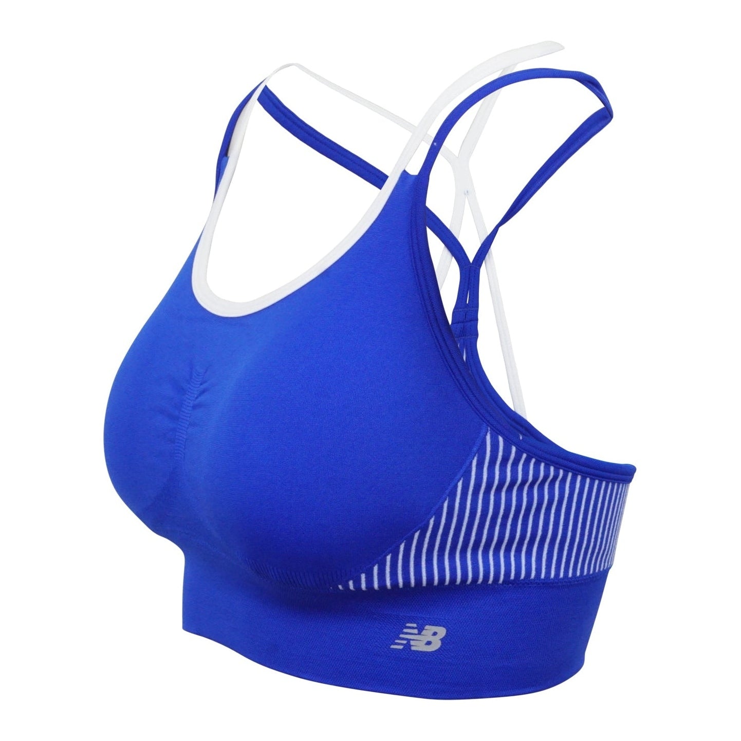 New Balance Athletic Sports Bra Top Royal Blue
