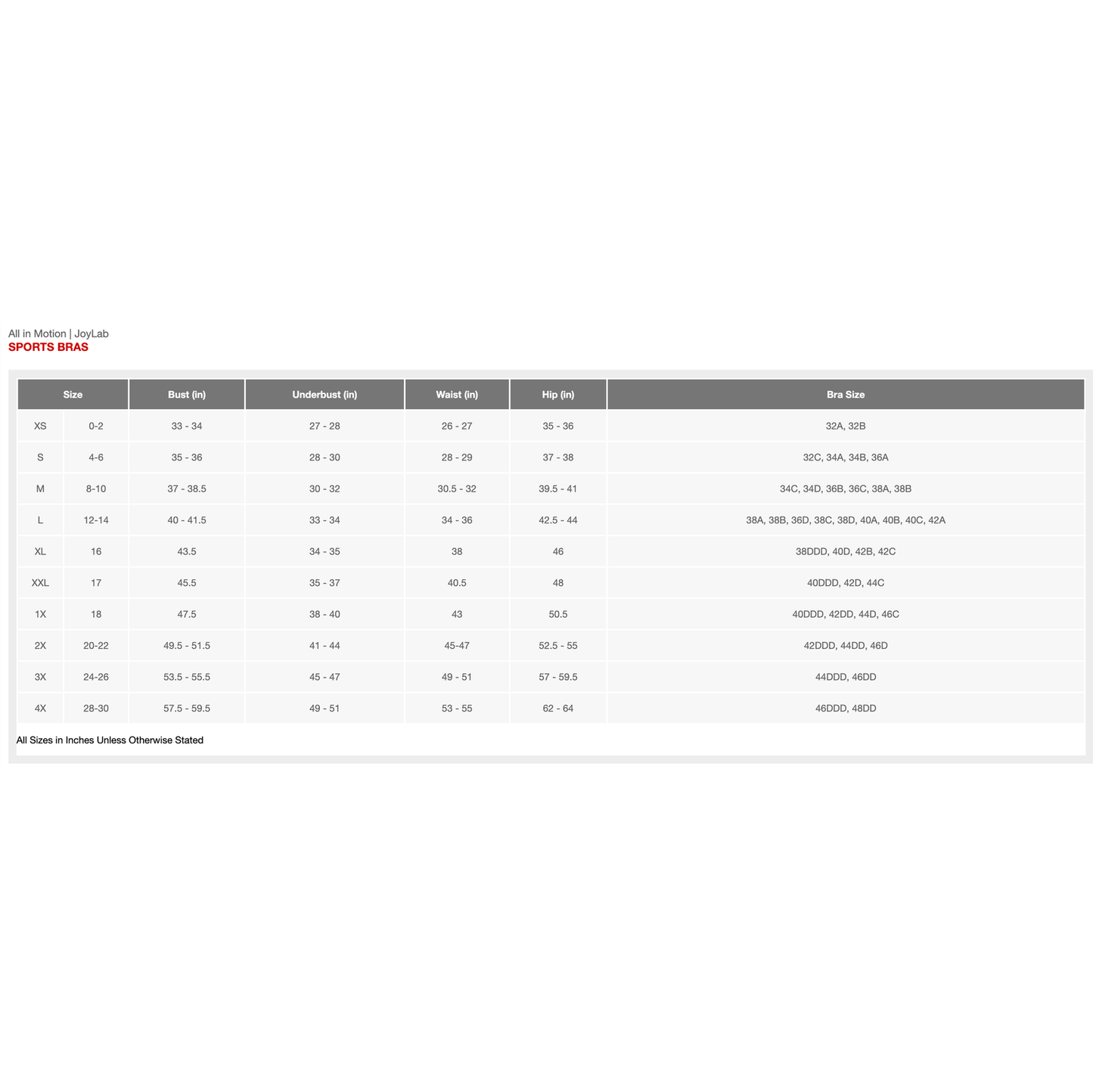 All in Motion Women's Seamless Cami Midline Sports Bra Two Pairs
