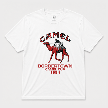 1984 Bodertown Camel Cup Australia White T Shirt