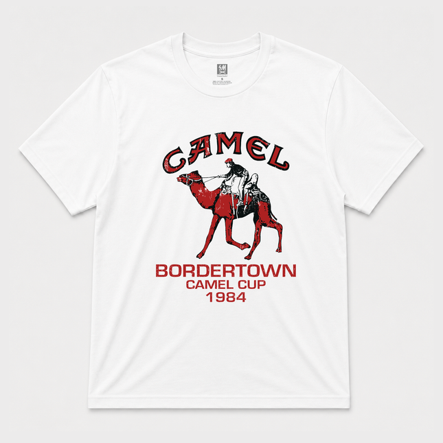 1984 Bodertown Camel Cup Australia White T Shirt