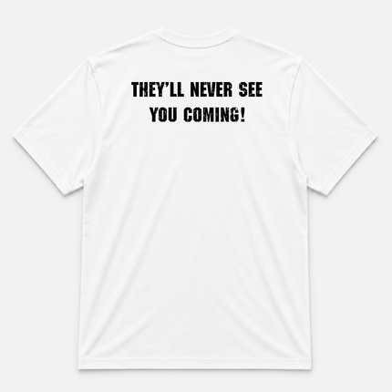 1989 Stealth Condoms Graphic White T Shirt