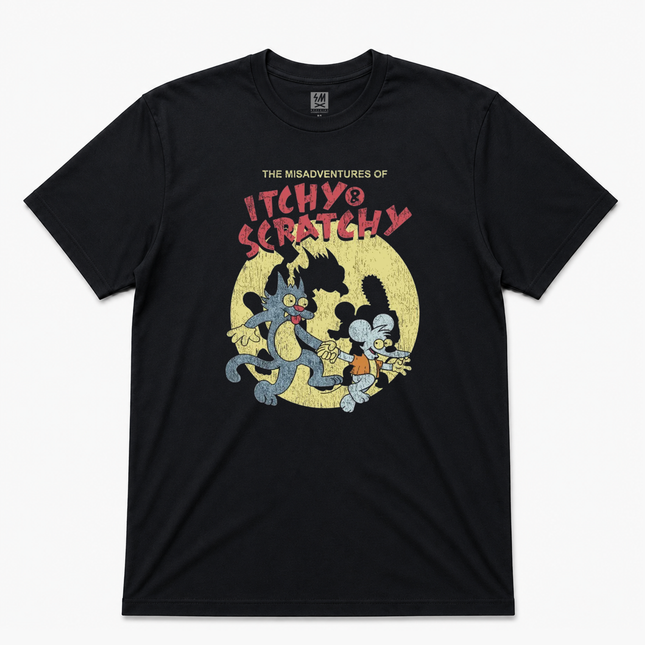 1994 The Misadventures Of Itchy & Scratchy Graphic T Shirt