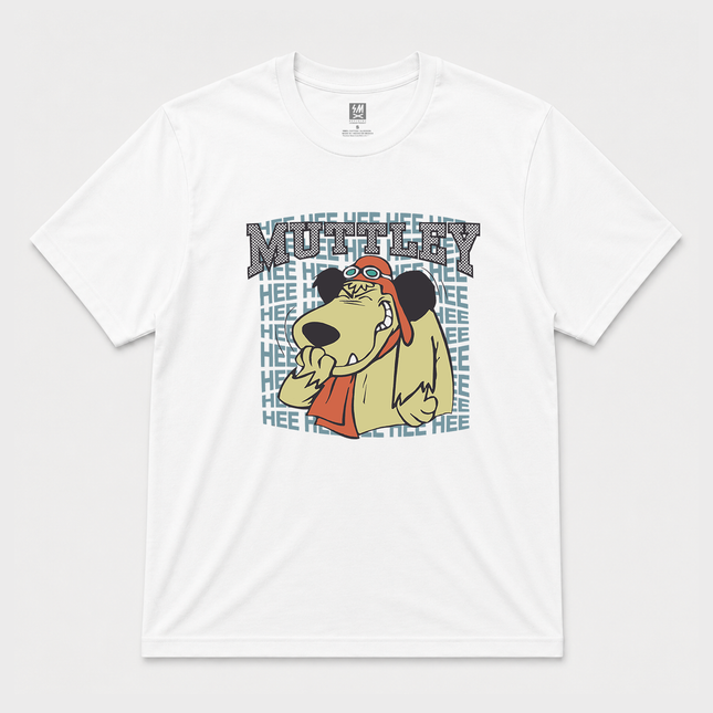 1994 Wacky Racrs 'Muttley' White T Shirt