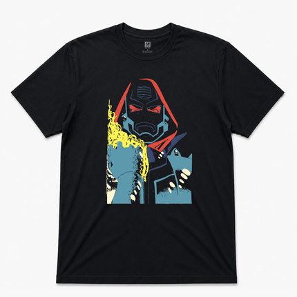 1995 Dr. Doom Graphic Black T Shirt