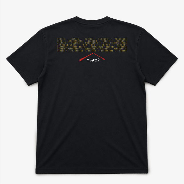 1997 Neil Young With Crazyhorse Tour Black T Shirt