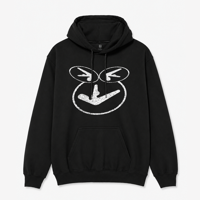 1998 Aphex Twin Wrap Triple Logo Graphic Hoodie