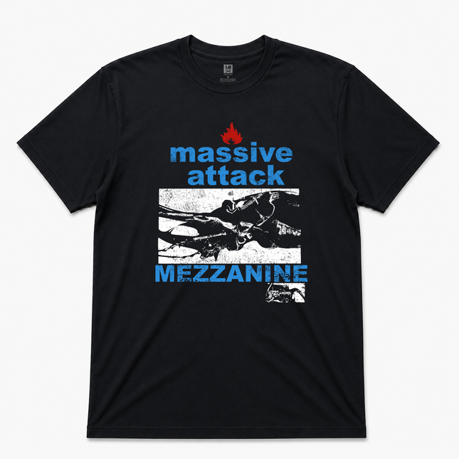 1998 Massive Attack Mezzanine Euro Tour Graphic T Shirt