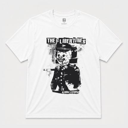 2003 Libertines 'Albion To Utopia' Graphic White T Shirt