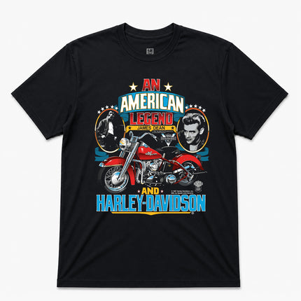 James Dean American Legend Harley T Shirt