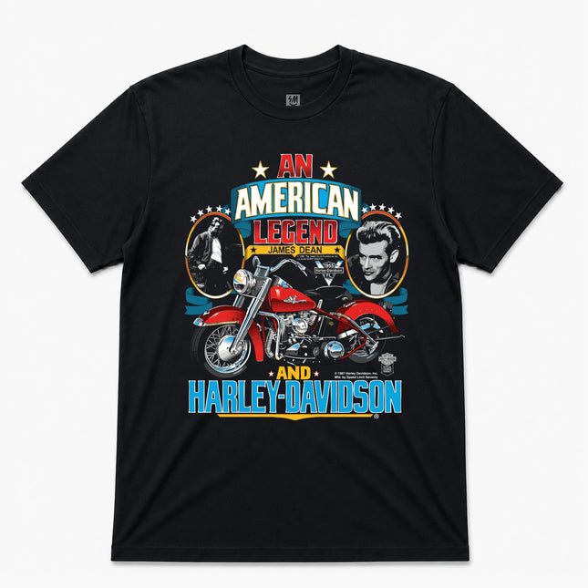 James Dean American Legend Harley T Shirt