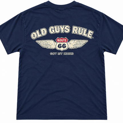 Old Guys Rule Route 66  Got My Kicks T Shirt