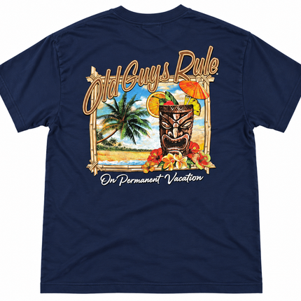 Old Guys Rule One Permanent Vacation T shirt