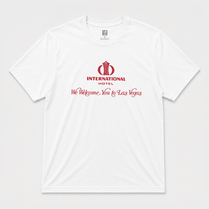 70's International Hotel Las Vegas Graphic White T Shirt