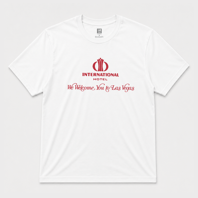 70's International Hotel Las Vegas Graphic White T Shirt