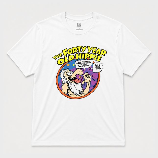 70s Forty Year Old Hippie  Graphic T shirt