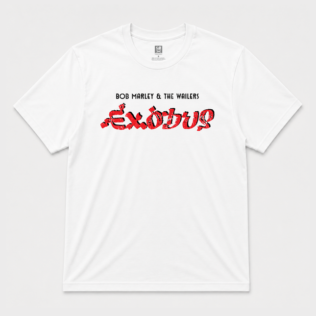 70s 'Exodus' Bob Marley & The Wailers Graphic White T Shirt