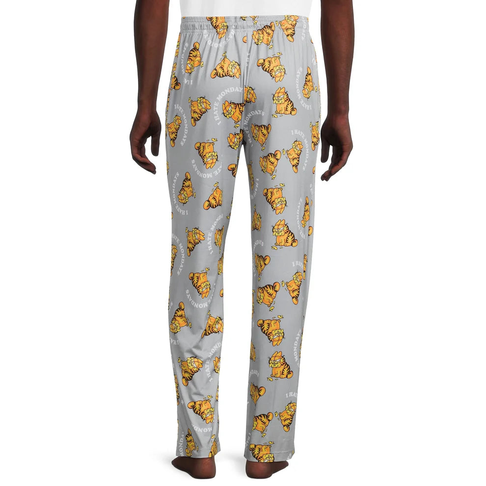 Men's Garfield Logo Pajamas Sleep Pants