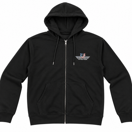 Vintage Goods Made In America Zip Hoodie