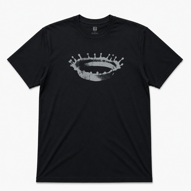 90s Acid Drop 'Archaic Smile' Graphic Black T Shirt