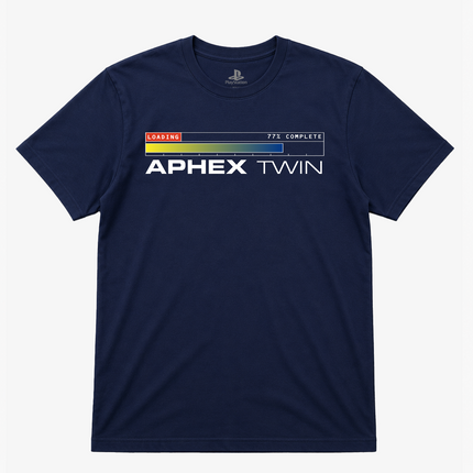 90s Aphex Twin 'Playstation Staff' Navy T Shirt