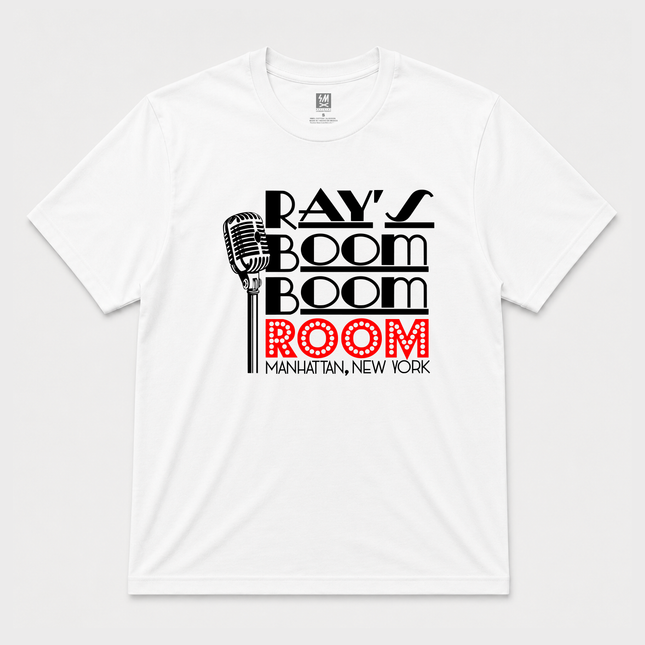 90s Boom Boom Room, Ny Graphic White T Shirt