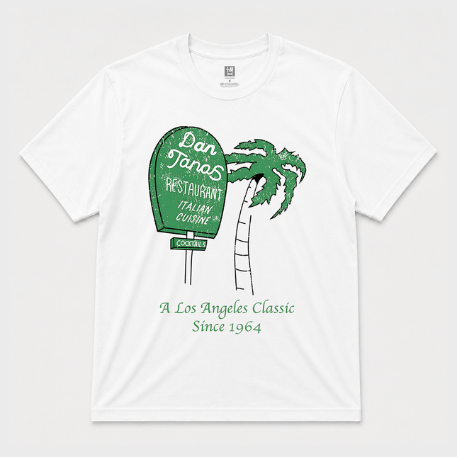 90s Dan Tan'S 'Italian Cuisine Promo Adult Short Sleeves T Shirt Tee