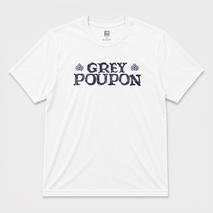 90s Grey Poupon Mustard White T Shirt