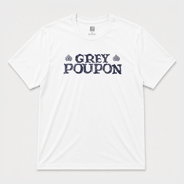 90s Grey Poupon Mustard White T Shirt