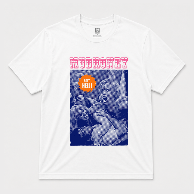 90s Mudhoney Soft, Hell! White  T Shirt