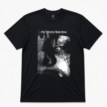 90s My Bloody Valentine Graphic Black T Shirt
