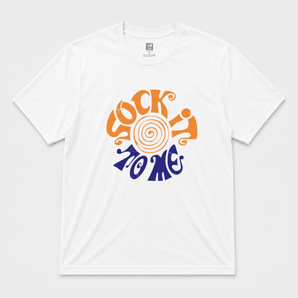 90s Sock It To Me Graphic White T Shirt