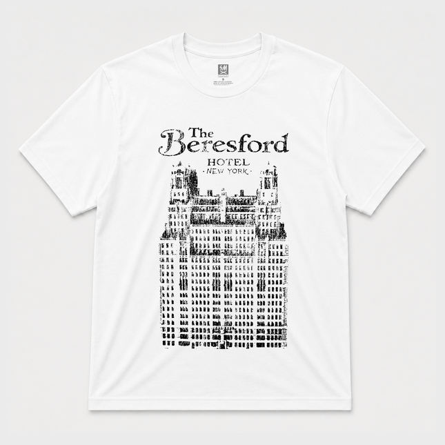 90s The Beresford Hotel Nyc Graphic White T Shirt
