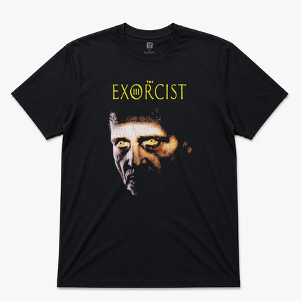 90s The Exorcist Iii Graphic Black T Shirt
