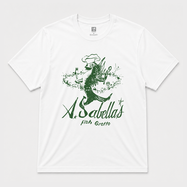 A. Sabellas Fish Grotto 'San Fran' Rare Graphic White T Shirt