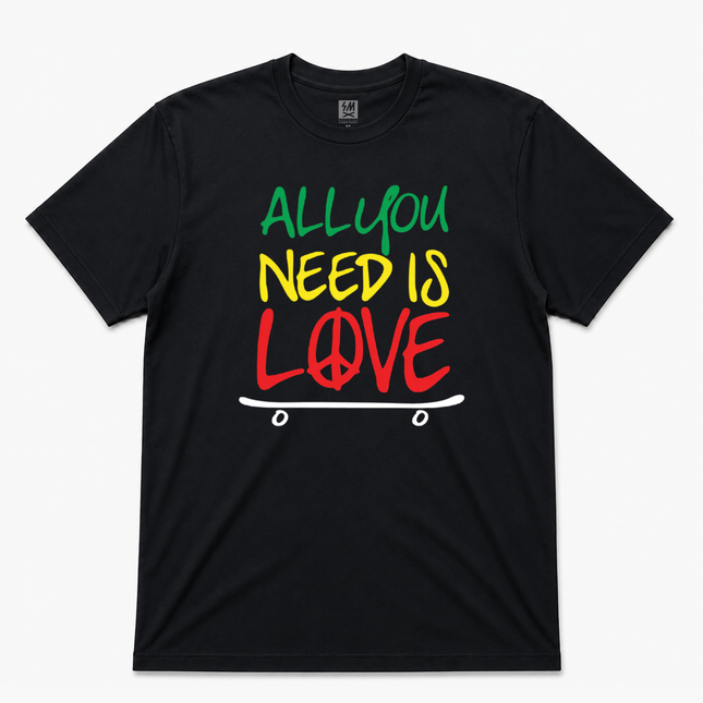 All You Need Is Love Skate  Graphic T shirt