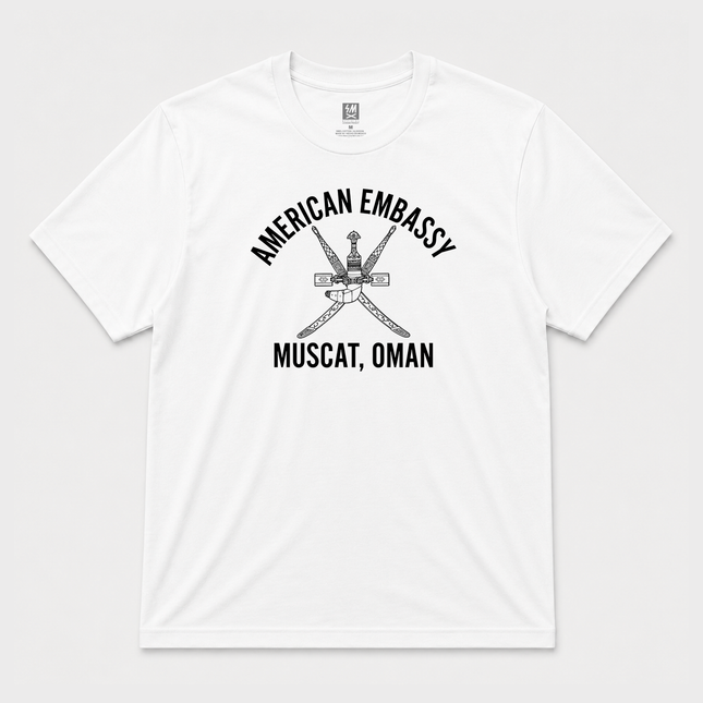 American Embassy Muscat Oman Graphic T shirt