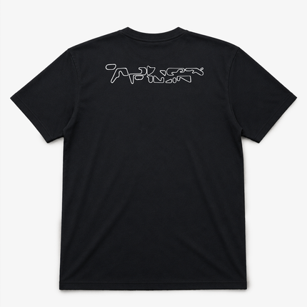 Ap3x Twin Mid 00's Grail Black Graphic T Shirt