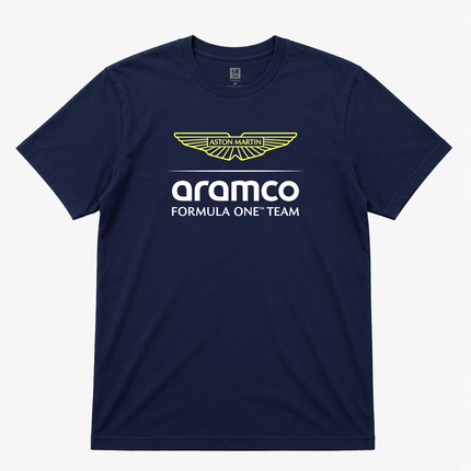 Aramco Graphic T shirt Navy