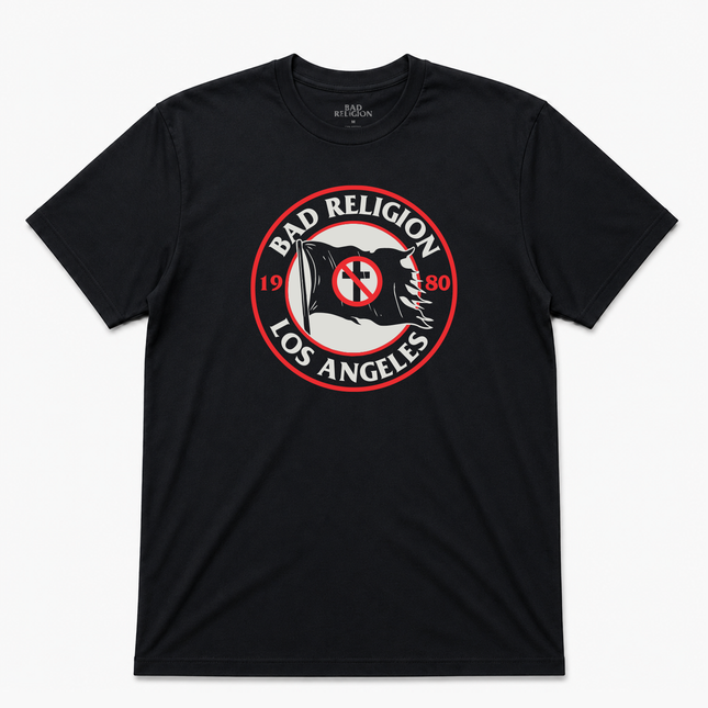 Bad Religion Mens 1980 Los Angeles T Shirt