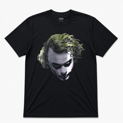 Batman 2008 Dark Night Joker Black T Shirt