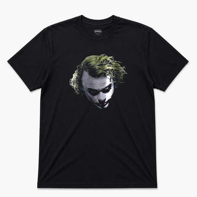 Batman 2008 Dark Night Joker Black T Shirt