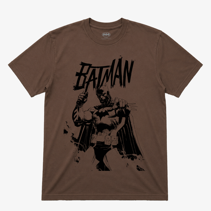 Batman Brown Graphic Graphic T Shirt